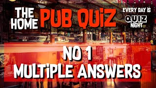 20 GREAT PUB QUIZ QUESTIONS ON GENERAL KNOWLEDGE TRIVIA NO1 [upl. by Marjorie177]