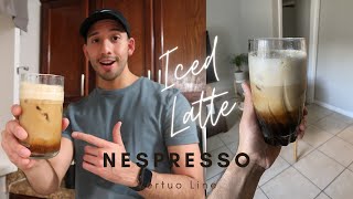 How to make Iced Latte at home  Nespresso Vertuo [upl. by Zabrina322]