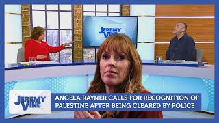 Angela Rayner calls for recognition of Palestine after being cleared by police  Jeremy Vine [upl. by Lanos430]