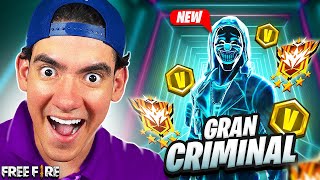 CONSIGO EL NUEVO CRIMINAL MAS EXCLUSIVO DE TODO FREE FIRE  gran criminal espectro  TheDonato [upl. by Edouard]