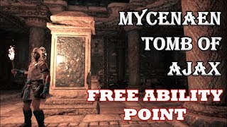 Assassins Creed Odyssey  Mycenaean Tomb of Ajax Free Ability Point [upl. by Ely47]