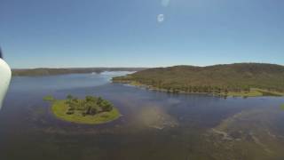 Aerial survey of the Burdekin River and Burdekin falls [upl. by Jorry]