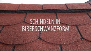 Verlegung von IKODachschindeln in Biberschwanzform [upl. by Sherilyn547]