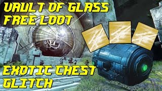 VAULT OF GLASS EXOTIC CHEST GLITCH amp SOLO SPIRE GLITCH  Destiny Age of Triumph [upl. by Ladnyk880]