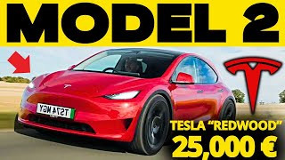 Arrive Nouveau Tesla Model 2 Redwood Design Prix Et Nouvelle Technologie De Batterie UltraRapide [upl. by Roderigo]