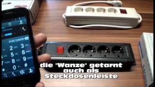 Abhören mit dem Handy Abhörgeräte Spionage Audioüberwachung Gsm Wanze [upl. by Nefen944]