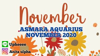 ASMARA AQUARIUS NOVEMBER 2020 quot SESEORANG YG DATANG KE KAMUquot [upl. by Juster28]