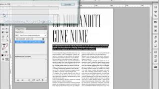 Inserer un hyperlien dans Indesign CS6 [upl. by Annayrb320]