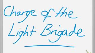 Analysis of The Charge of the Light Brigade [upl. by Assiroc]