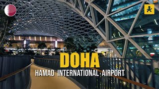 Doha Hamad International Airport  Walking in Qatar Airport 2023 4K [upl. by Oimetra]