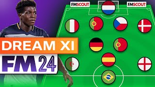 The GREATEST FM24 Wonderkid Dream 11 So Far  Football Manager 2024 Wonderkids [upl. by Gipsy544]