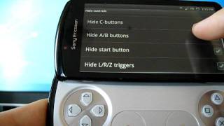 N64oid C Buttons on touch screen Xperia Play [upl. by Flor]