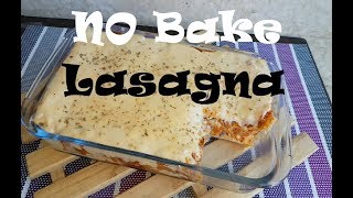 NO bake lasagna  cheese Bechamel recipe  Lasagna recipe [upl. by Yoreel]