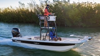 MAKO Boats Pro Skiff 19 CC Top Drive Inshore Fishing Boat [upl. by Aljan866]