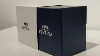 unboxing  Festina Multifunction  Watch 2022 details in depth watch Chronograph details [upl. by Anahsahs]