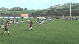 Full Back Try Enniskillen Rugby V Coleraine 11 10 14 [upl. by Pelmas]