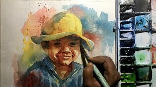 How to Paint Watercolor Portraits the Easy Way [upl. by Ailat]