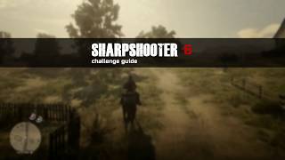 Sharpshooter 6  Challenge Guide  Red Dead Redemption II [upl. by Ayit395]