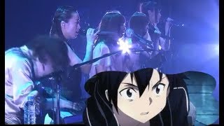 Sword Art Online OST Orchestra Live Yuki Kajura  Swordland [upl. by Alrac]