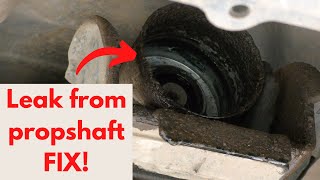 Transfer case  propshaft seal leak FIX Shown on Mitsubishi L200 [upl. by Voe]