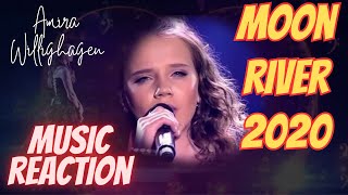 Music Reaction  Amira Willighagen  Moon River 2020  Thomas Request [upl. by Alleirbag]