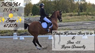 Tindra KarlssonBerg amp Ilina MSV A1 🥇🥳SEGER✨️💐 [upl. by Sello102]