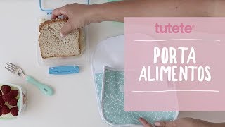 Porta Alimentos  Vuelta al Cole Tutete [upl. by Chura]