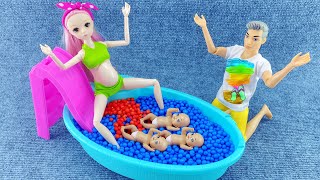 Satisfying with Unboxing Doctor Rescue Pregnant baby Toys Swimming Pool Collection ASMR Review Toys [upl. by Timon]