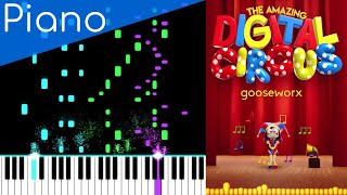 Piano Gooseworx  The Amazing Digital Circus Main Theme [upl. by Leamaj]