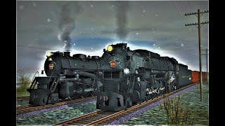 Trainz  Fantasy vs Reality 12  PRR FG1 vs J1s 8000 tons drag race [upl. by Riaj]