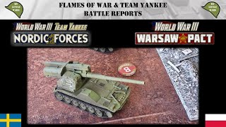 11 TEAM YANKEE BATTLE REPORT Swedes vs Poles [upl. by Duwalt285]