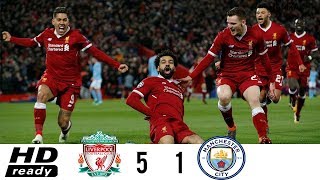 Liverpool VS Man City 51 Highlights Quarter Finals Both Legs HD [upl. by Farr]