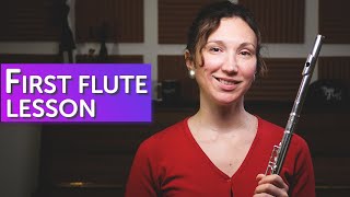 YOUR FIRST FLUTE LESSON  The Flute Channel TFC [upl. by Aivon]