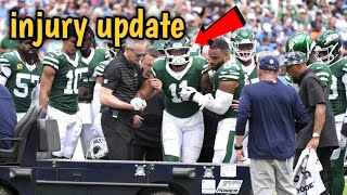 Jermaine Johnsons Unbelievable Reaction to SeasonEnding Achilles Injury [upl. by Ellertnom397]