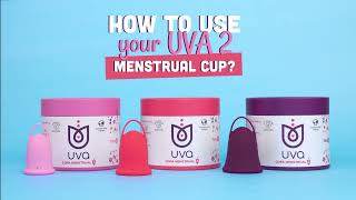 How to use the UVA 2 Menstrual Cup [upl. by Thapa94]