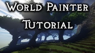 World Painter Tutorial 2  Custom Trees Forest Presets and Roads [upl. by Ecneret]