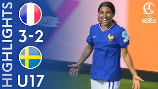 Sweden vs France  Highlights HD  U17 Euro Womens  05052024 [upl. by Lah]