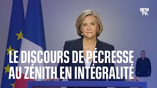 Le discours de Valérie Pécresse au Zénith de Paris en intégralité [upl. by Netti]