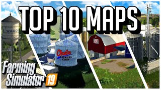 TOP 10 NORTH AMERICAN MAPS FOR PC  FARMING SIMULATOR 19 [upl. by Ayidah776]