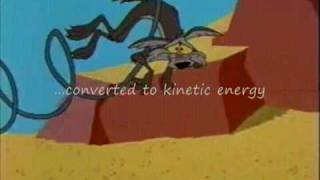 Potential Energy Wile E Coyote amp Roadrunner [upl. by Dnob569]