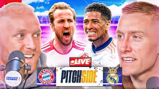 UCL SEMIFINAL BAYERN MUNICH vs REAL MADRID  Pitch Side LIVE [upl. by Neyut698]