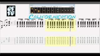 Learn How to Play CALIFORNICATION Guitar Lesson with Tabs RHCP [upl. by Sisak]