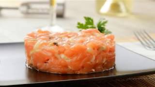 Recette  Tartare aux deux samons [upl. by Ayidah]