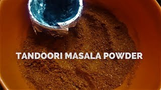 Tandoori Masala Powder  Homemade Tandoori Masala [upl. by Etoile132]