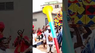 Ghanaian Festivals Palanquin Dance at Mankessim Amanse Festival [upl. by Arrimat]