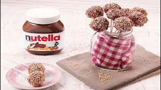 RICETTA GOLOSA NUTELLA CAKE POP [upl. by Hendrix]