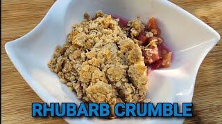 RHUBARB CRUMBLE [upl. by Dominic]