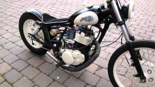 SR 500 Bobber start up [upl. by Ahsima245]