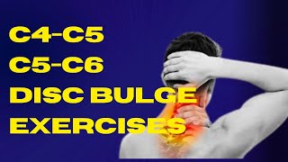 C4C5 amp C5C6 Disc bulge exercises  Cervical spondylitis exercises [upl. by Crain]