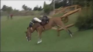 Andrew Nicholson defies gravity  Burghley Horse Trials 2000 [upl. by Tracie]